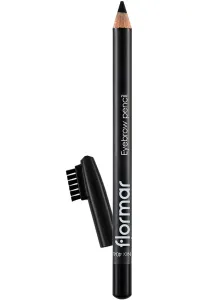 مداد-ابرو-نوک-نرم-و-برس‌دار-404-Black-رنگ-مشکی-برای-فرم‌دهی-دقیق-Soft-Tip-Blending-Brush-Brow-Pencil-404-Black-فلورمار-Flormar