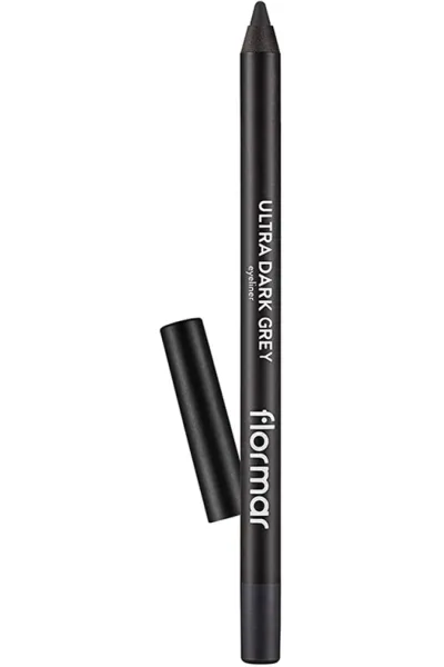 خرید و قیمت مداد چشم مات با پیگمنت بالا و نوک نرم Dark Grey خاکستری تیره Flormar فلورمار اصل