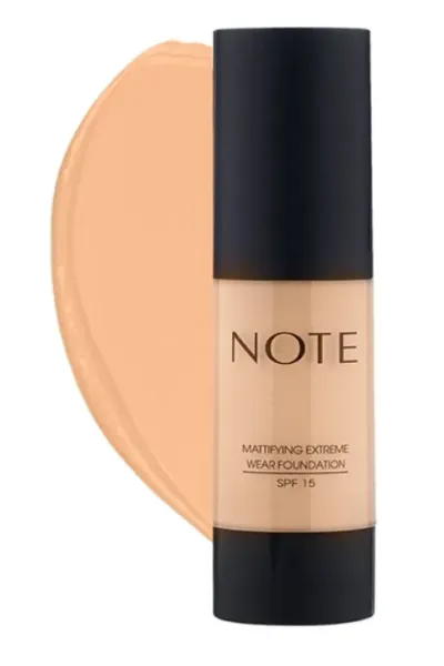 خرید و قیمت کرم پودر مات کننده با ماندگاری بالا رنگ 01 Beige بژ روشن Note نوت اصل