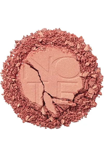  تصویر 1 : رژگونه فشرده ابریشمی با درخشش طبیعی  رنگ 12 Rosy Glow صورتی نوت Note 