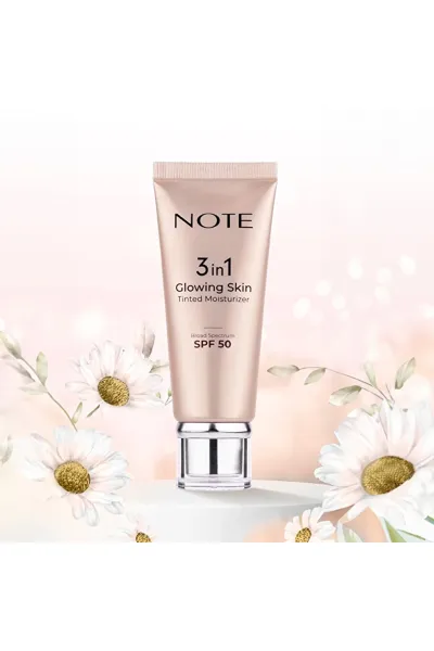  تصویر 2 : مرطوب‌کننده رنگی ۳ در ۱ با SPF50 و جلوه درخشان Skin Tone رنگ پوستی نوت Note 