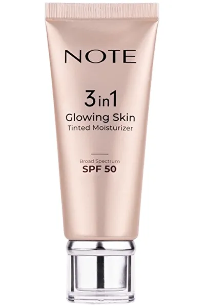 خرید و قیمت مرطوب‌کننده رنگی ۳ در ۱ با SPF50 و جلوه درخشان Skin Tone رنگ پوستی Note نوت اصل