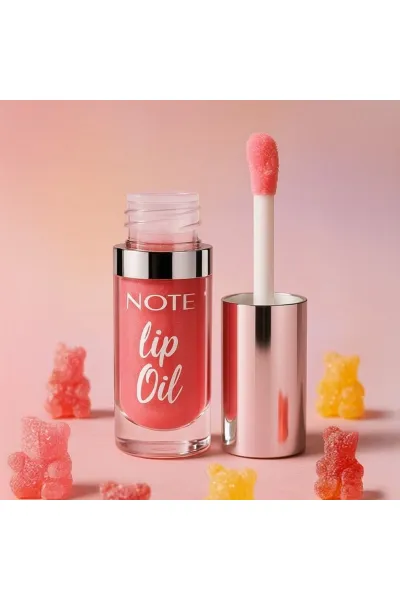  تصویر 1 : روغن لب براق و مرطوب‌کننده مدل Lip Oil شماره 20 Pink For Me صورتی نوت Note 
