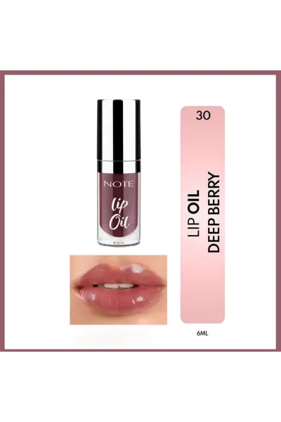  تصویر 3 : روغن لب رنگی 30 Deep Berry شرابی با جلوه براق و نرم‌کننده نوت Note 