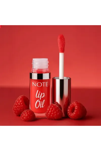  تصویر 1 : روغن لب 40 Sugar Red رنگ قرمز شفاف با جلوه براق برای لب‌های نرم نوت Note 