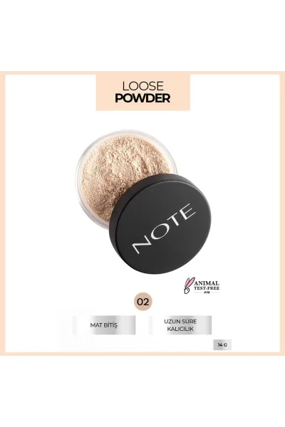  تصویر 3 : پودر فیکس پودری 02 Light Beige؛ بژ روشن برای پوشش مات و یکدست نوت Note 