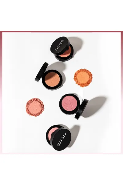  تصویر 1 : رژگونه فشرده ابریشمی شماره 09 Dusty Pink  صورتی غبارآلود طبیعی نوت Note 