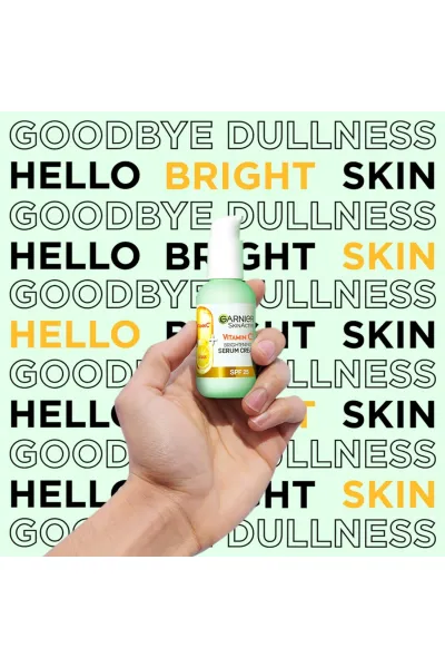  تصویر 5 : سرم کرمی ویتامین C حاوی ضد آفتاب SPF 25 گارنیر Garnier 