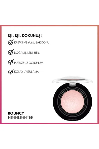  تصویر 4 : هایلایتر کرمی نرم رنگ 02 Petal Pink صورتی گلبرگی با جلوه طبیعی نوت Note 