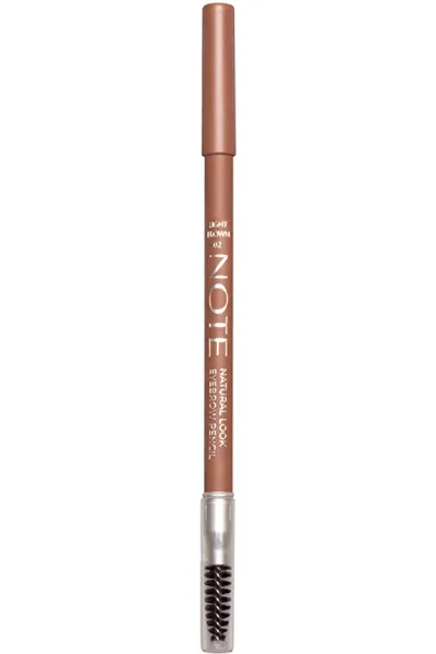  تصویر 2 : مداد ابرو نچرال لوک 02 Light Brown قهوه‌ای روشن برای فرم‌دهی طبیعی نوت Note 