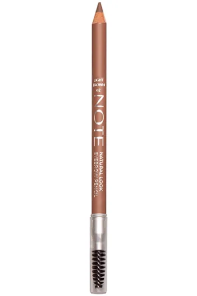 خرید و قیمت مداد ابرو نچرال لوک 02 Light Brown قهوه‌ای روشن برای فرم‌دهی طبیعی Note نوت اصل