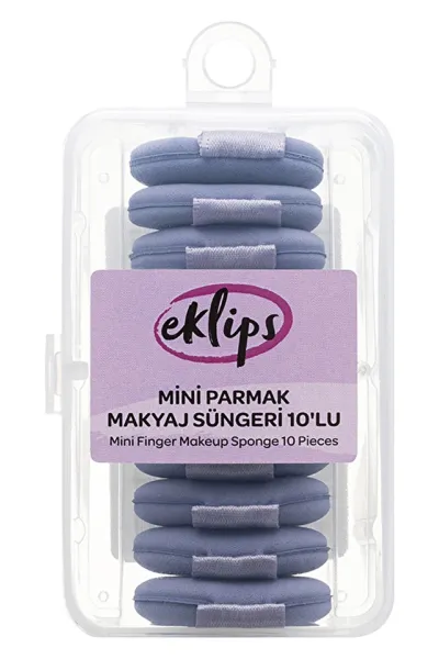 مینی پد آرایشی انگشتی بسته ۱۰ عددی برای پخش دقیق کرم و کانسیلر Eklips 