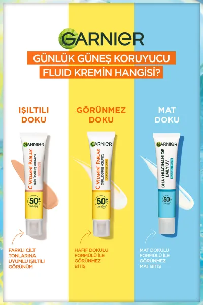  تصویر 2 : Garnier گارنیر  ضدآفتاب فلوئیدی نیاسینامید  