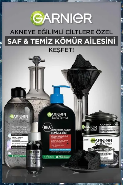  تصویر 6 : Garnier گارنیر  کرم آبرسان زغال کوچک کننده منافذ  