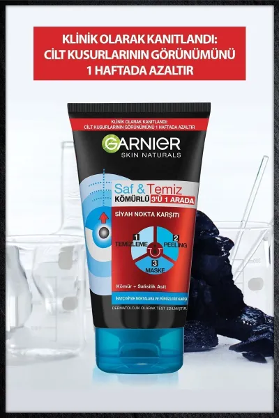  تصویر 6 : Garnier گارنیر  اسکراب زغال  
