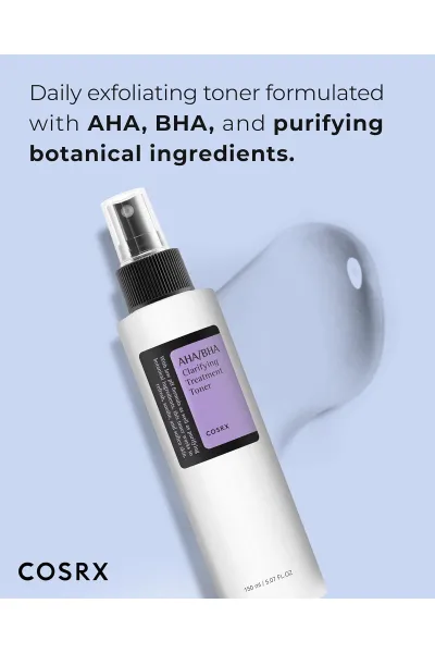  تصویر 9 : تونر برطرف کننده جوش و لایه بردار AHA + BHA کوزارکس COSRX 