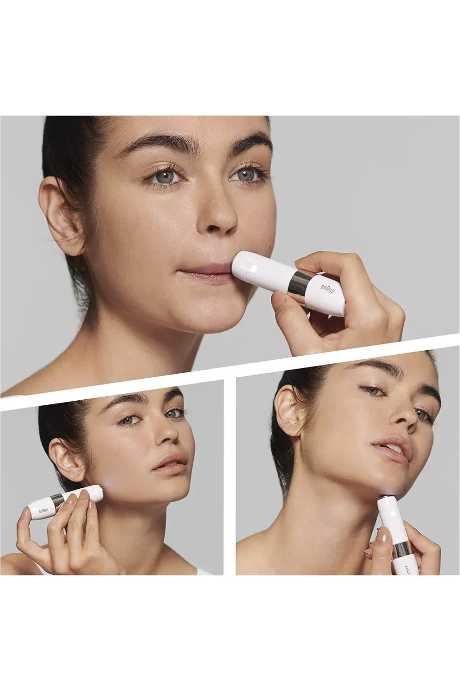 نحوه استفاده از شیور صورت براوون BRAUN برای اصلاح موهای صورت