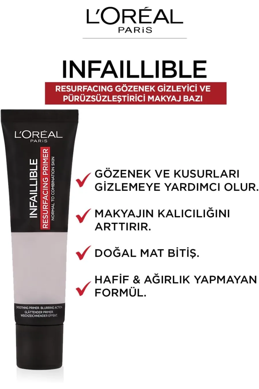 ویژگیهای پرایمر لورال پاریس LOreal Paris ویژگیهای پرایمر لورال پاریس LOreal Paris