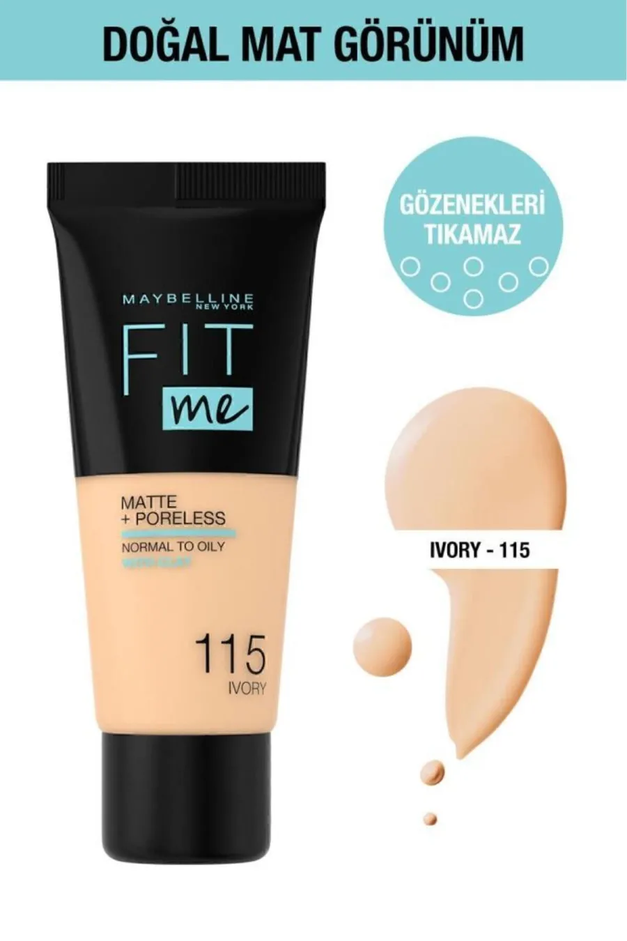 ارزش خرید کرم پودر پوست چرب شماره 115 میبلین نیویورک Maybelline New York ارزش خرید کرم پودر پوست چرب شماره 115 میبلین نیویورک Maybelline New York