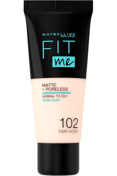 خرید و قیمت کرم پودر پوست چرب شماره Maybelline New York 102 میبلین نیویورک اصل