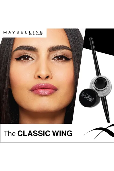  تصویر 8 : Maybelline New York میبلین نیویورک  خط چشم ژلی کاسه ای مشکی  