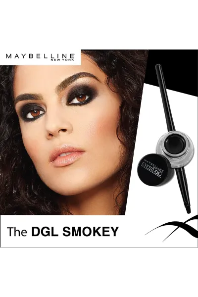  تصویر 9 : Maybelline New York میبلین نیویورک  خط چشم ژلی کاسه ای مشکی  