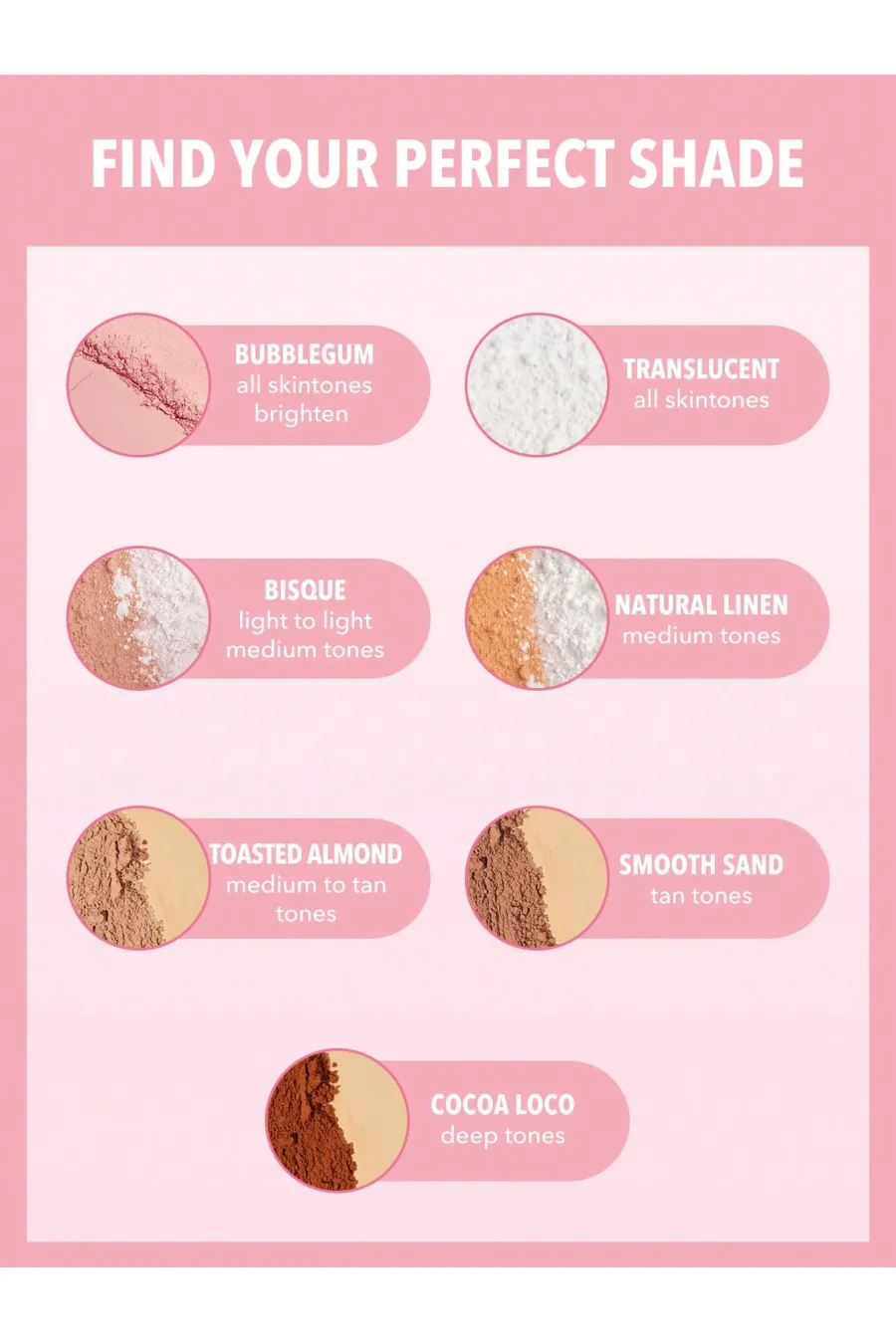 ویژگی پودر فیکس دو طبقه رنگ Bubblegum شیگلم Sheglam ویژگی پودر فیکس دو طبقه رنگ Bubblegum شیگلم Sheglam