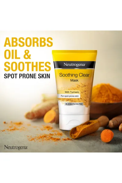  تصویر 1 : Neutrogena نوتروژینا  ماسک روشن کننده و برطرف کننده لک پوست زردچوبه  