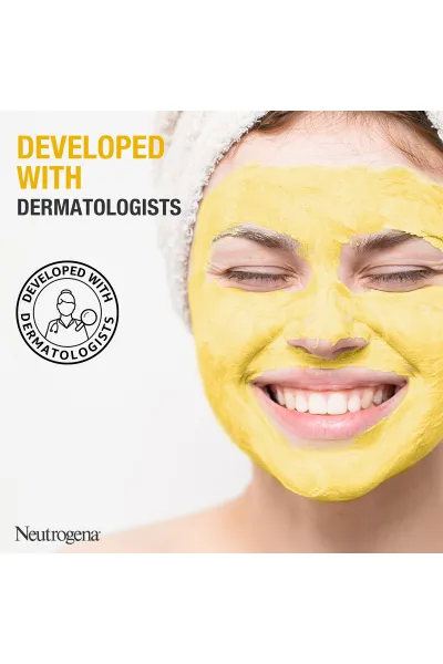  تصویر 4 : Neutrogena نوتروژینا  ماسک روشن کننده و برطرف کننده لک پوست زردچوبه  