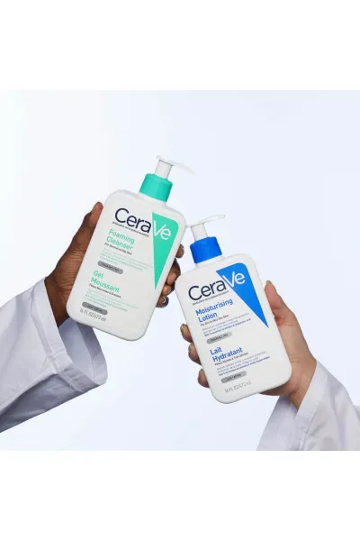  تصویر 3 : لوسیون آبرسان سرامید قوی پوست خشک سراوی CeraVe 