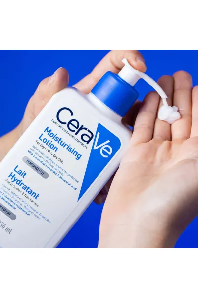  تصویر 7 : لوسیون آبرسان سرامید قوی پوست خشک سراوی CeraVe 