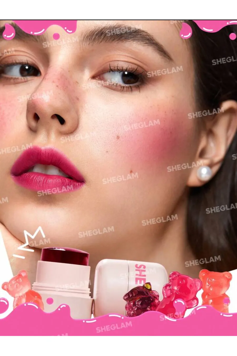 ترفندهای افزایش جلوه و ماندگاری تینت ژله‌ای لب و گونه رنگ Cheerio شیگلم Sheglam