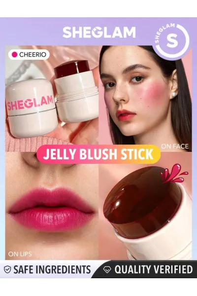  تصویر 7 : Sheglam شیگلم Cheerio تینت ژله‌ای لب و گونه رنگ  