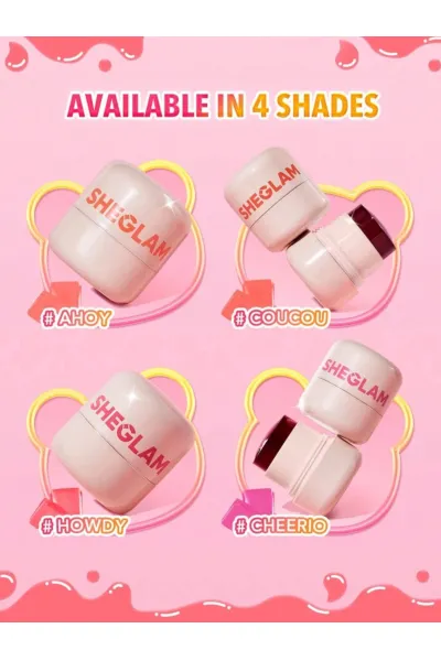  تصویر 2 : Sheglam شیگلم Howdy تینت ژله‌ای لب و گونه رنگ  
