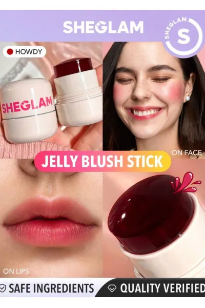  تصویر 6 : Sheglam شیگلم Howdy تینت ژله‌ای لب و گونه رنگ  