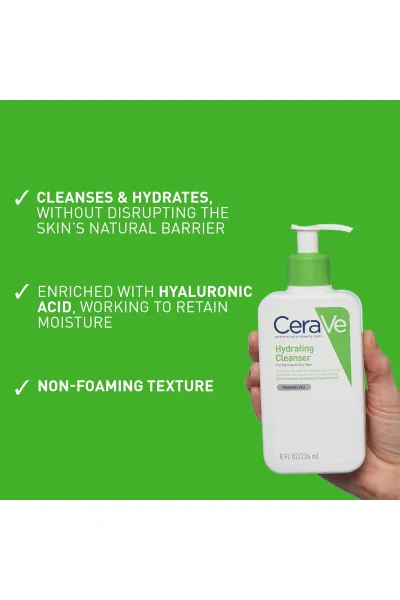  تصویر 3 : ژل شوینده آبرسان ۲۳۶ میل سراوی CeraVe 