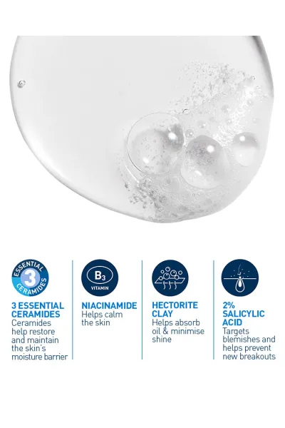  تصویر 4 : CeraVe سراوی Blemish ژل شوینده بلمیش ضدجوش و لک  