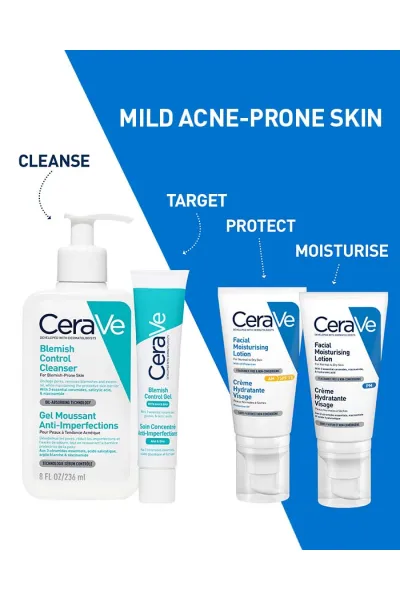  تصویر 5 : CeraVe سراوی Blemish ژل شوینده بلمیش ضدجوش و لک  