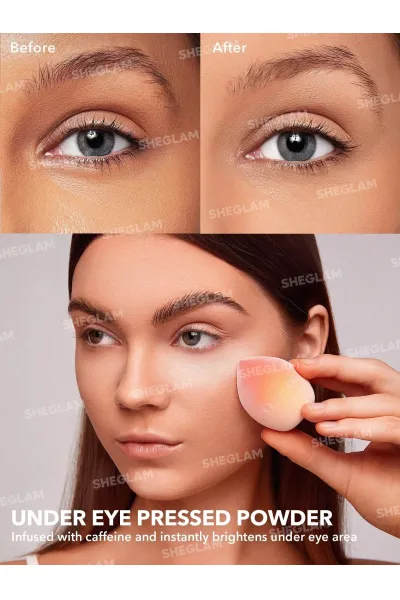  تصویر 3 : پودر فیکس دو طبقه رنگ Translucent شیگلم Sheglam 