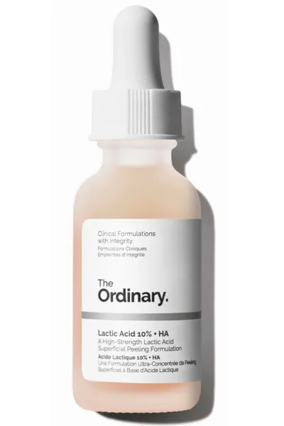 خرید و قیمت سرم لایه بردار لاکتیک اسید ۱۰٪ + هیالورونیک اسید The Ordinary  اوردینری اصل