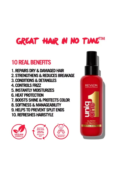 تصویر 1 : اسپری ۱۰ کاره مو UniqOne رولون Revlon 