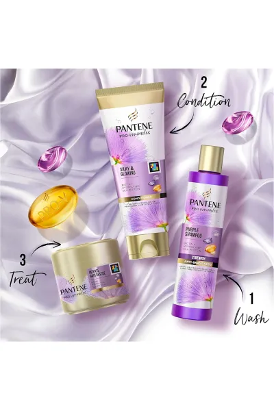  تصویر 3 : Pantene پنتن  ماسک مو بیوتین + پروتئین ابریشم  