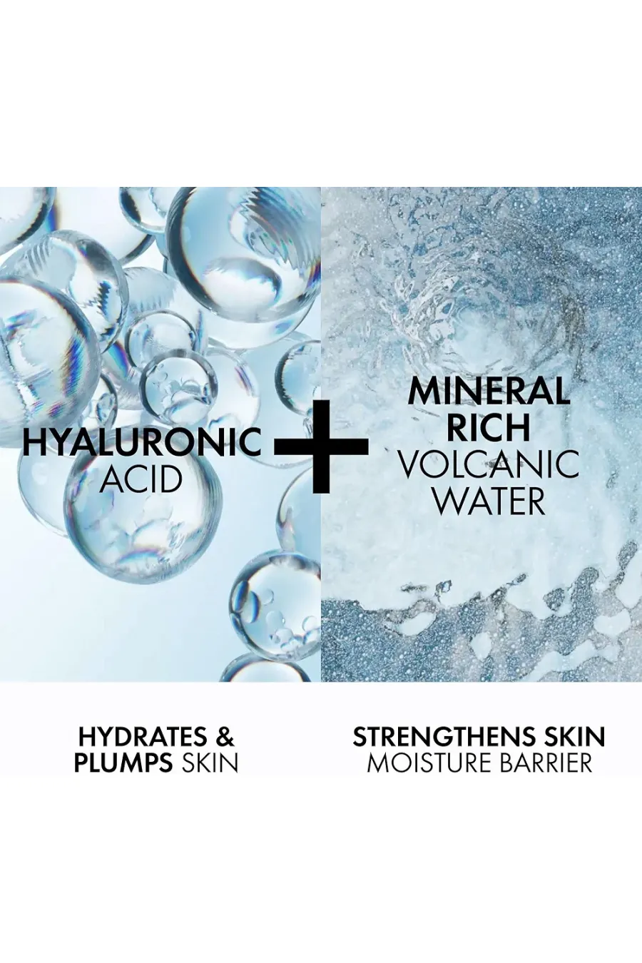 ترکیبات سرم آبرسان مینرال ۸۹ ویشی vichy شامل هیالورونیک اسید و آب آتشفشانی