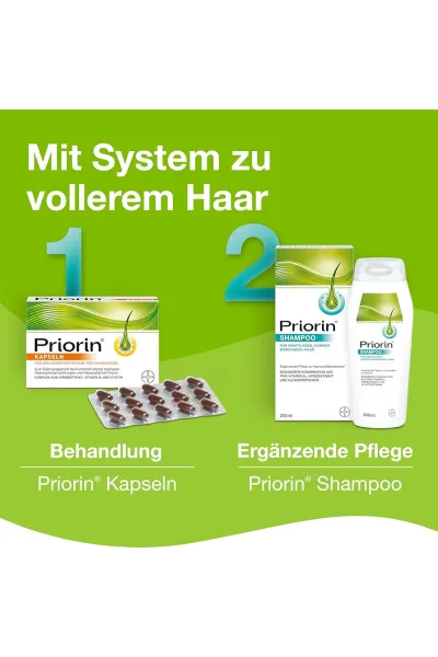  تصویر 8 : Priorin پریورین  شامپو کنترل ریزش و رویش مجدد مو آلمانی  