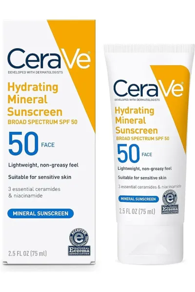 خرید و قیمت کرم ضدآفتاب مینرال آبرسان ۷۵ میل CeraVe  سراوی اصل