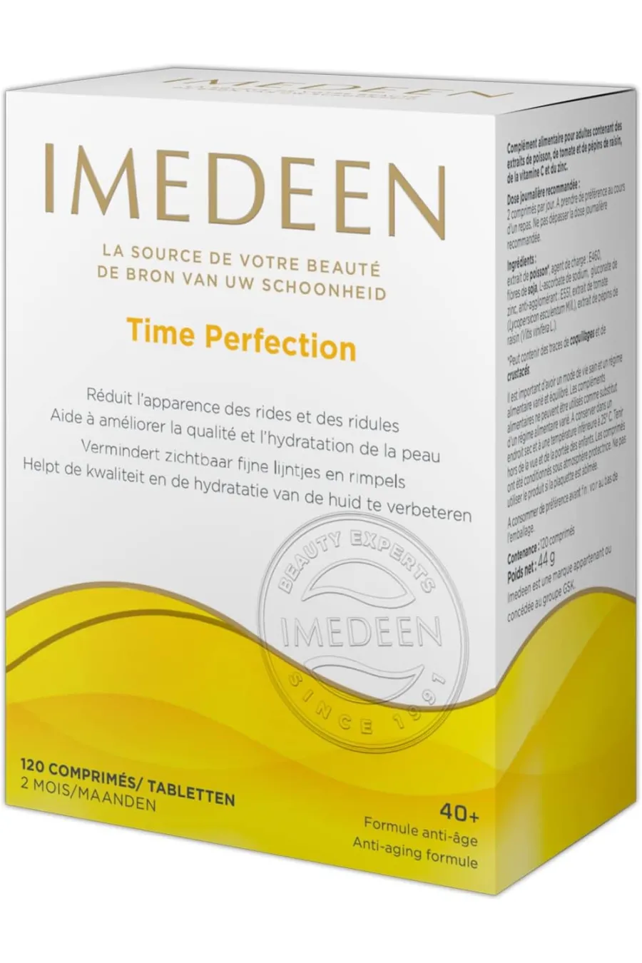 ارزش خرید قرص جوانساز ۱۲۰ عدد تایم پرفکشن هالئون ایمدین IMEDEEN