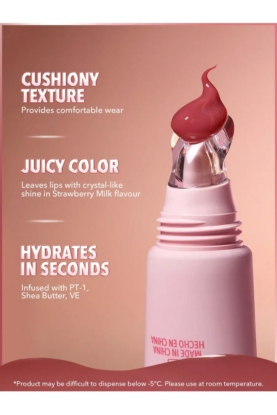 ویژگیهای لیپ گلاس میوه ای آبرسان Strawberry Milk شیگلم Sheglam با بافت بالشی و آبرسانی سریع ویژگیهای لیپ گلاس میوه ای آبرسان Strawberry Milk شیگلم Sheglam با بافت بالشی و آبرسانی سریع