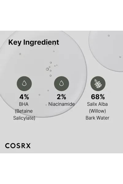  تصویر 3 : تونر ضد جوش سرسیاه BHA کوزارکس COSRX 