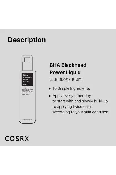  تصویر 6 : تونر ضد جوش سرسیاه BHA کوزارکس COSRX 