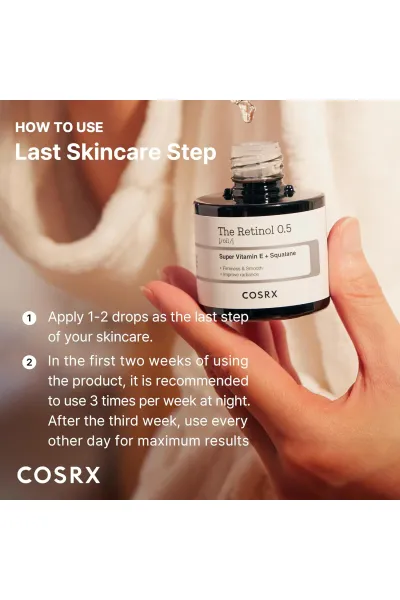  تصویر 7 : سرم رتینول 0.5 کوزارکس COSRX 